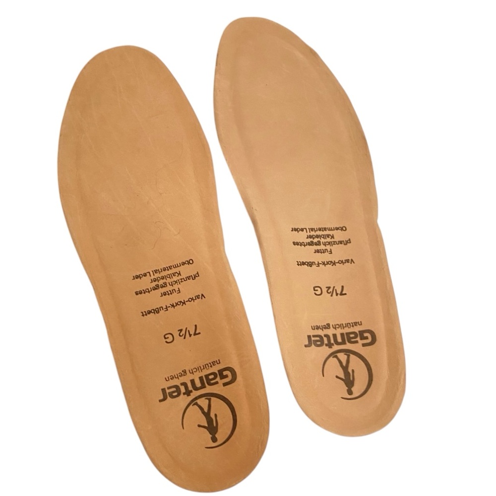 Ganter Leather cork Insoles size 10 womens